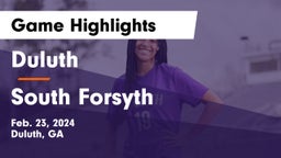 Duluth  vs South Forsyth  Game Highlights - Feb. 23, 2024