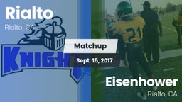 Matchup: Rialto  vs. Eisenhower  2017