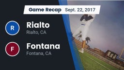 Recap: Rialto  vs. Fontana  2017