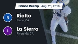 Recap: Rialto  vs. La Sierra  2018