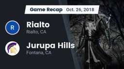 Recap: Rialto  vs. Jurupa Hills  2018