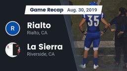 Recap: Rialto  vs. La Sierra  2019