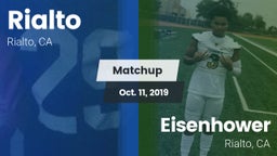 Matchup: Rialto  vs. Eisenhower  2019