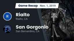 Recap: Rialto  vs. San Gorgonio  2019