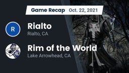 Recap: Rialto  vs. Rim of the World  2021