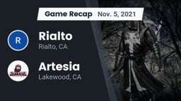 Recap: Rialto  vs. Artesia  2021