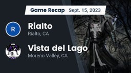 Recap: Rialto  vs. Vista del Lago  2023