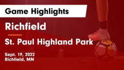 Richfield  vs St. Paul Highland Park  Game Highlights - Sept. 19, 2022
