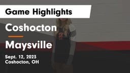 Coshocton  vs Maysville  Game Highlights - Sept. 12, 2023