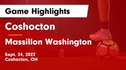Coshocton  vs Massillon Washington  Game Highlights - Sept. 24, 2022
