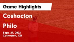 Coshocton  vs Philo  Game Highlights - Sept. 27, 2022