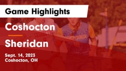 Coshocton  vs Sheridan  Game Highlights - Sept. 14, 2023