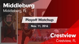 Matchup: Middleburg High vs. Crestview  2016