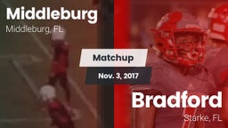 Matchup: Middleburg High vs. Bradford  2017