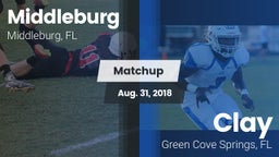 Matchup: Middleburg High vs. Clay  2018