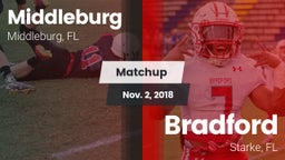 Matchup: Middleburg High vs. Bradford  2018