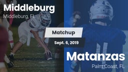 Matchup: Middleburg High vs. Matanzas  2019