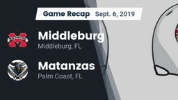 Recap: Middleburg  vs. Matanzas  2019