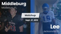 Matchup: Middleburg High vs. Lee  2019