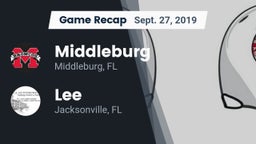 Recap: Middleburg  vs. Lee  2019