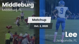 Matchup: Middleburg High vs. Lee  2020