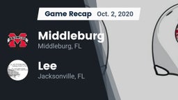 Recap: Middleburg  vs. Lee  2020