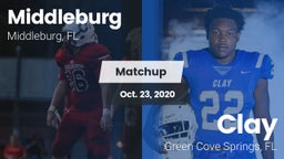 Matchup: Middleburg High vs. Clay  2020