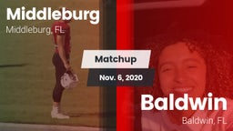 Matchup: Middleburg High vs. Baldwin  2020
