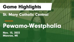 St. Mary Catholic Central  vs Pewamo-Westphalia  Game Highlights - Nov. 15, 2022