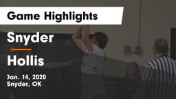 Snyder  vs Hollis Game Highlights - Jan. 14, 2020