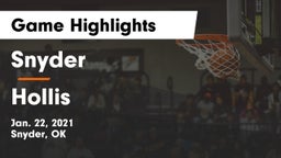 Snyder  vs Hollis  Game Highlights - Jan. 22, 2021