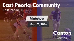 Matchup: East Peoria Communit vs. Canton  2016