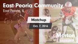 Matchup: East Peoria Communit vs. Morton  2016