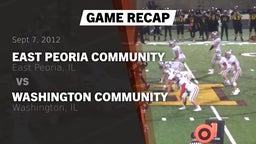 Recap: East Peoria Community  vs. Washington Community  2012