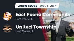 Recap: East Peoria Community  vs. United Township 2017