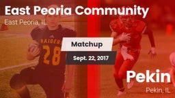 Matchup: East Peoria Communit vs. Pekin  2017