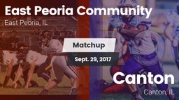 Matchup: East Peoria Communit vs. Canton  2017