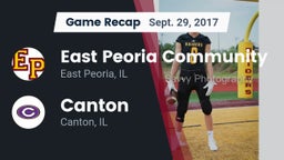 Recap: East Peoria Community  vs. Canton  2017