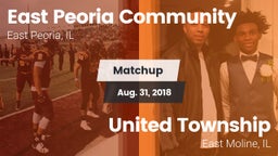 Matchup: East Peoria Communit vs. United Township 2018
