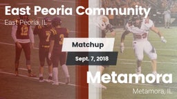 Matchup: East Peoria Communit vs. Metamora  2018