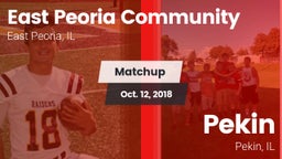 Matchup: East Peoria Communit vs. Pekin  2018