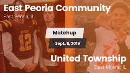 Matchup: East Peoria Communit vs. United Township 2019