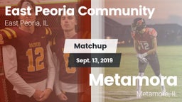 Matchup: East Peoria Communit vs. Metamora  2019