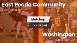 Matchup: East Peoria Communit vs. Washington  2019