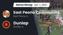 Recap: East Peoria Community  vs. Dunlap  2021