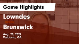 Lowndes  vs Brunswick  Game Highlights - Aug. 20, 2022