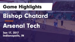 Bishop Chatard  vs Arsenal Tech  Game Highlights - Jan 17, 2017
