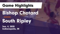 Bishop Chatard  vs South Ripley Game Highlights - Jan. 4, 2020