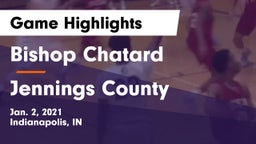 Bishop Chatard  vs Jennings County  Game Highlights - Jan. 2, 2021