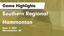 Southern Regional  vs Hammonton  Game Highlights - Sept. 9, 2023